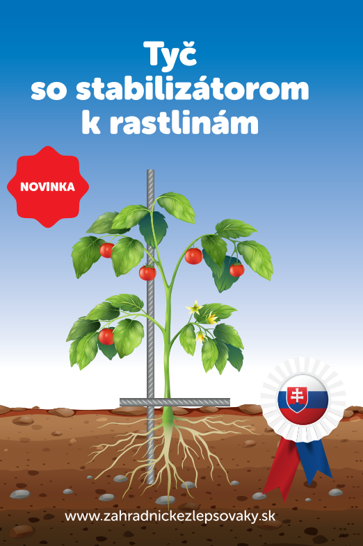 Tyč so stabilizátorom k rastlinám
